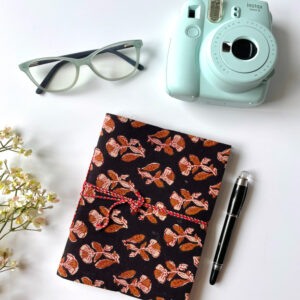 UPCYCLED HANDBLOCK FABRIC JOURNAL