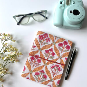 UPCYCLED HANDBLOCK FABRIC JOURNAL