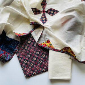 AJRAKH RAAG APPLIQUE SUIT PIECE
