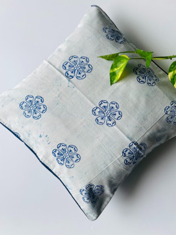 BLOCK PRINTED CUSHION COVERS-16X16