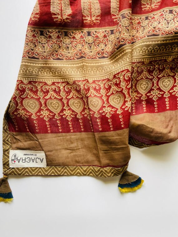 HANDCRAFTED AJRAKH APPLIQUE DUPATTAS