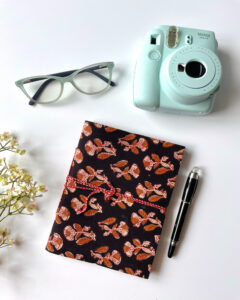 UPCYCLED HANDBLOCK FABRIC JOURNAL