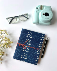 UPCYCLED HANDBLOCK FABRIC JOURNAL