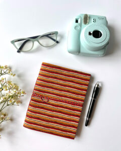 UPCYCLED HANDBLOCK FABRIC JOURNAL