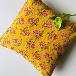 BLOCK PRINTED CUSHION COVER