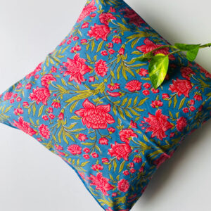 BLOCK PRINTED CUSHION COVER
