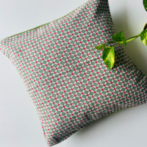 BLOCK PRINTED CUSHION COVER