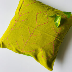HAND EMBROIDERED CUSHION COVER