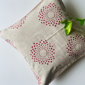 BLOCK PRINTED CUSHION COVER