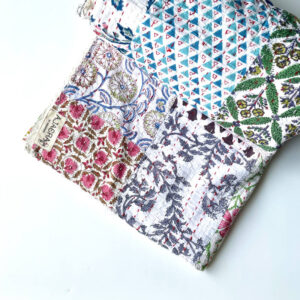 HANDCRAFTED PATCHWORK KANTHA DOUBLE BEDCOVER